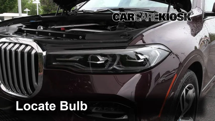 2021 BMW X7 xDrive40i 3.0L 6 Cyl. Turbo Éclairage Feux de route (remplacer l'ampoule)
